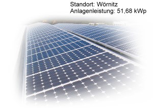 Photovoltaik Referenzanlage Woernitz 51,68 kWp build by Antaris