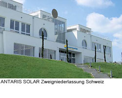 ANTARIS SOLAR Zweigniederlassung Kreuzlingen (Schweiz)